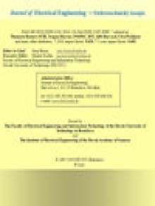 Journal Of Electrical Engineering-elektrotechnicky Casopis期刊