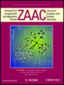 Zeitschrift Fur Anorganische Und Allgemeine Chemie期刊