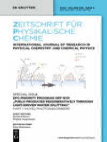 Zeitschrift Fur Physikalische Chemie-international Journal Of Research In Physic期刊