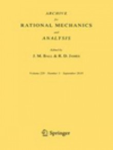 Archive For Rational Mechanics And Analysis期刊