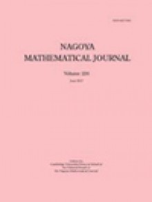 Nagoya Mathematical Journal期刊