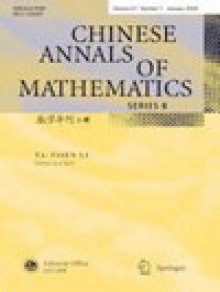 Chinese Annals Of Mathematics Series B期刊