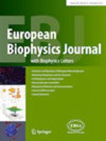 European Biophysics Journal With Biophysics Letters期刊
