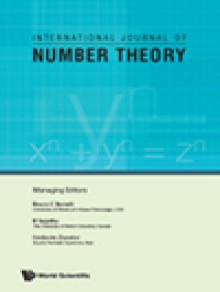 International Journal Of Number Theory期刊