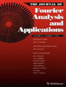 Journal Of Fourier Analysis And Applications期刊