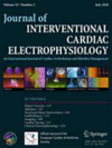 Journal Of Interventional Cardiac Electrophysiology期刊