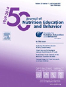 Journal Of Nutrition Education And Behavior期刊