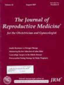 Journal Of Reproductive Medicine期刊