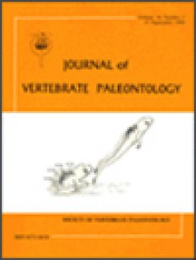 Journal Of Vertebrate Paleontology期刊