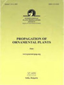 Propagation Of Ornamental Plants期刊