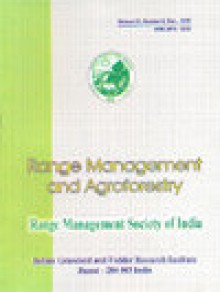 Range Management And Agroforestry期刊