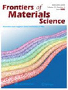 Frontiers Of Materials Science期刊