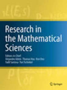 Research In The Mathematical Sciences期刊