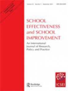 School Effectiveness And School Improvement期刊