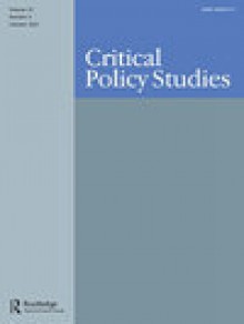 Critical Policy Studies期刊