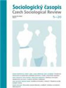 Sociologicky Casopis-czech Sociological Review期刊