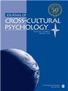Journal Of Cross-cultural Psychology期刊