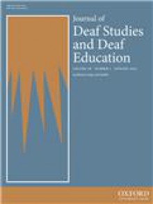Journal Of Deaf Studies And Deaf Education期刊