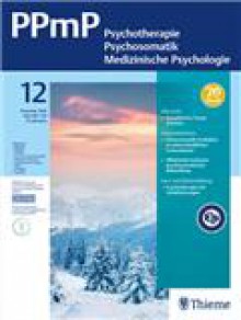 Psychotherapie Psychosomatik Medizinische Psychologie期刊