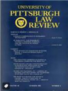 University Of Pittsburgh Law Review期刊
