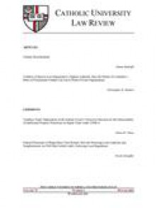Catholic University Law Review期刊