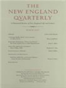 New England Quarterly-a Historical Review Of New England Life And Letters期刊