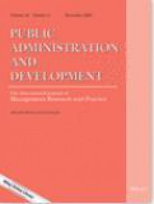 Public Administration And Development期刊