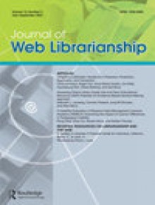 Journal Of Web Librarianship期刊