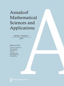 Annals Of Mathematical Sciences And Applications期刊