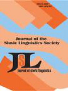 Journal Of Slavic Linguistics期刊