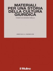Materiali Per Una Storia Della Cultura Giuridica期刊