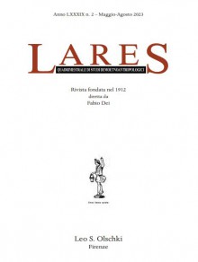Lares-quadrimestrale Di Studi Demoetnoantropologici期刊